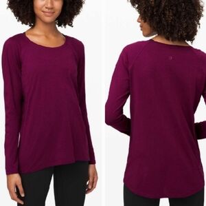 New Lululemon Emerald Long Sleeve Size 8 In Marvel